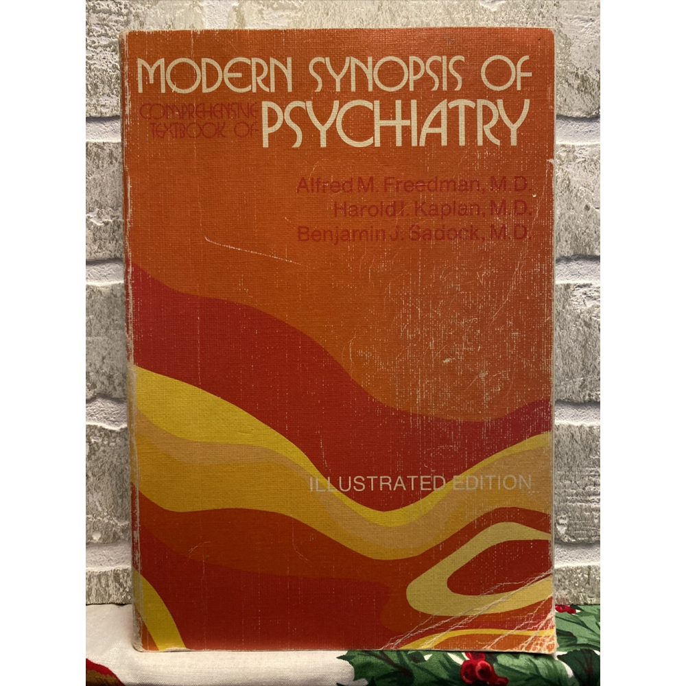 Vintage Modern Synopsis of Psychiatry 1973 Textbook Kaplan Sadock Softcover